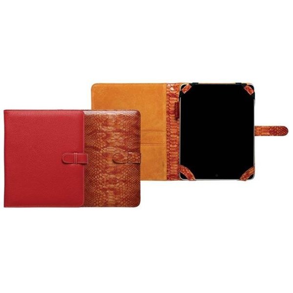 Raika Raika RO 211 RED 8in. x 1in. x 9.75in. Ipad Case with Loop Closure - Red RO 211 RED